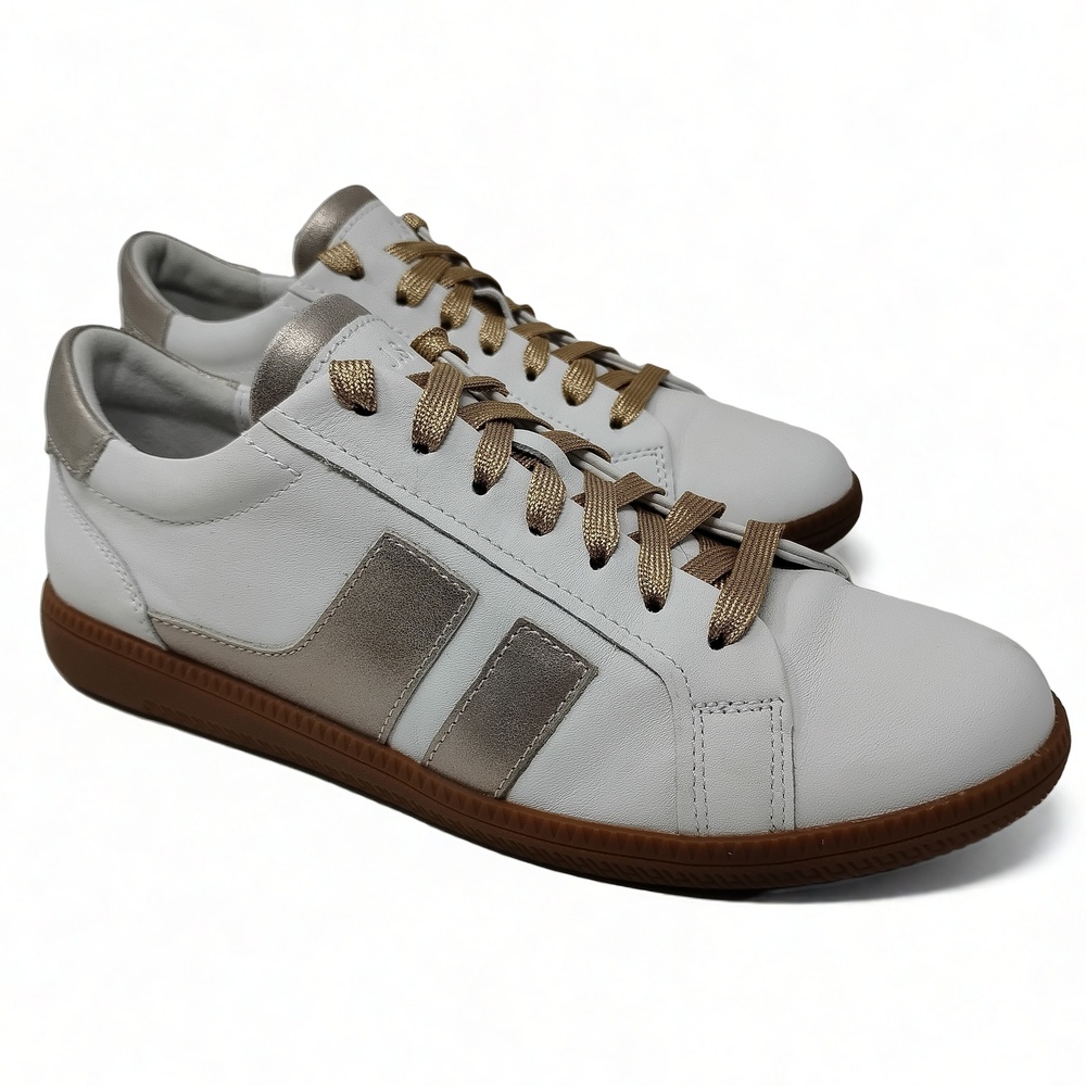 Josef Seibel Caren 01 Leather Lace Up Sneakers Size US 10 Minimalist Normcore